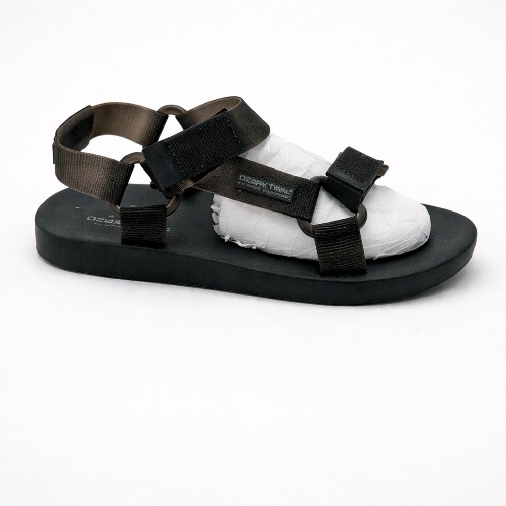 Ozark Trail Mens Black Sport Sandals Size 11 Adjustable Outdoor‎
